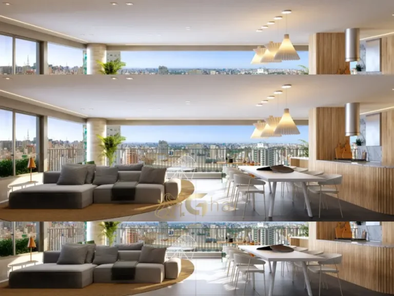 Apartamento 3 suítes living cozinha aberta Artesano Oscar Porto Paraíso São Paulo