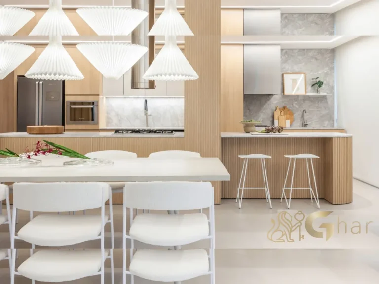 Cozinha gourmet e sala integrada Artesano Oscar Porto Paraíso São Paulo