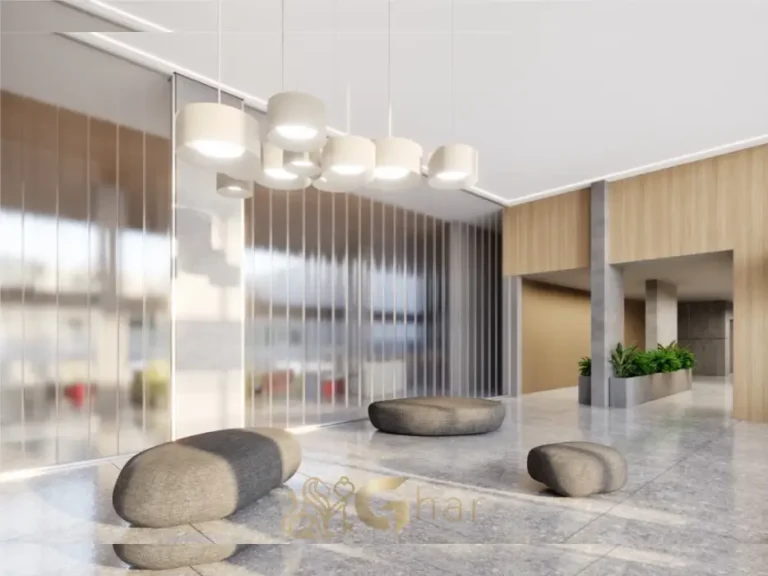 Lobby residencial Artesano Oscar Porto Paraíso São Paulo