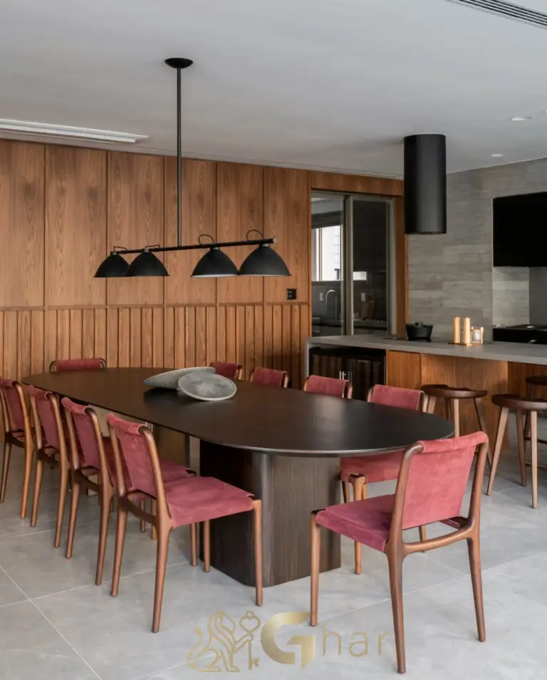 Cozinha integrada apartamento decorado 270m² Beyond Jardins São Paulo