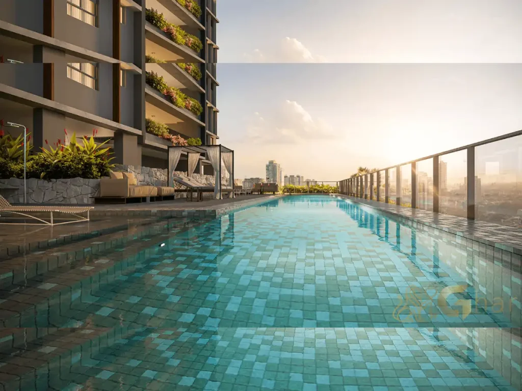 Piscina condomínio de luxo Bosque Vila Nova Conceição