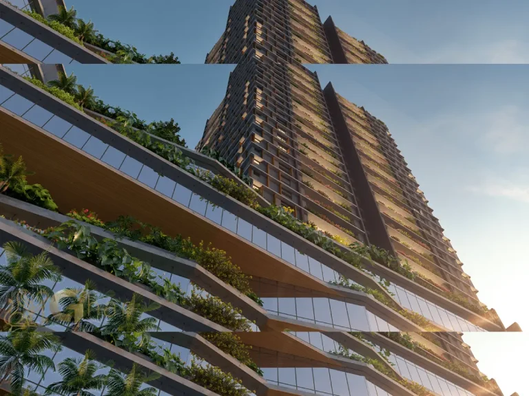 Fachada moderna Bosque Vila Nova Conceição São Paulo