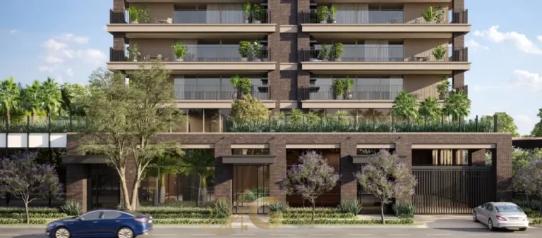 Fachada principal DOC Vila Nova Conceição Afonso Braz São Paulo