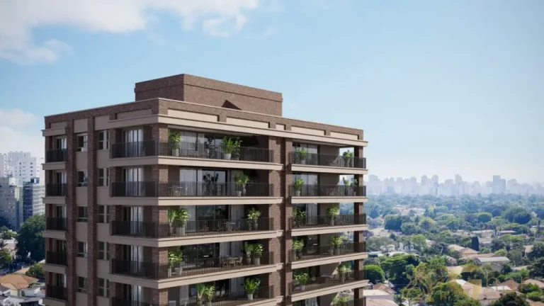 Fachada vista drone DOC Vila Nova Conceição São Paulo