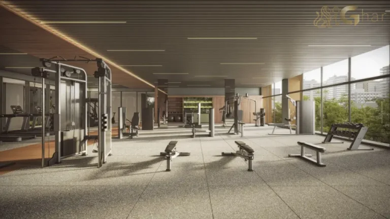 Academia completa do Edifício MAAM Paraíso com equipamentos de alto padrão