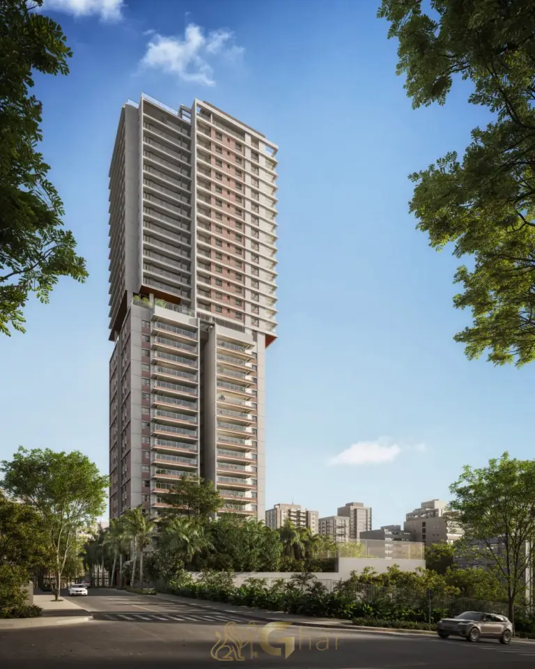 Fachada do Edifício MAAM Paraíso na Rua Mário Amaral