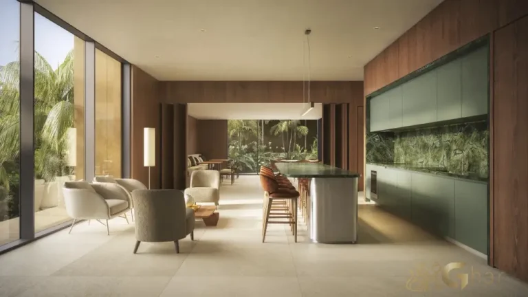 Salão de festas decorado do Edifício MAAM Paraíso com ambientação premium