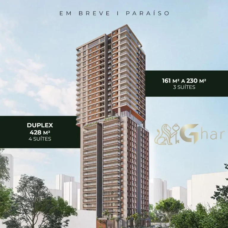 Edifício MAAM Paraíso São Paulo breve lançamento alto padrão