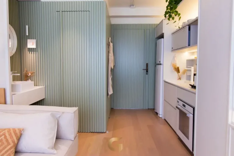 Studio compacto 33m² decorado H.Paulista Paraíso São Paulo