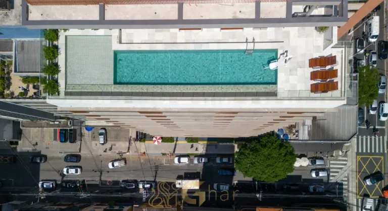 Vista aérea fachada H.Paulista Studios Paraíso São Paulo