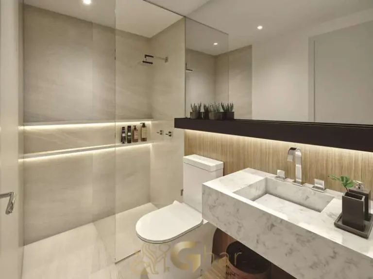 Banheiro decorado Natus Braz Leme Santana São Paulo