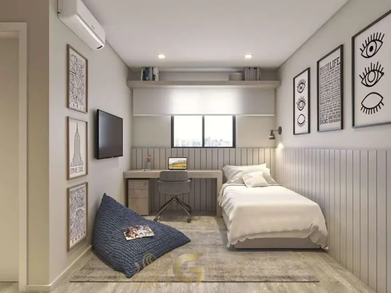 Quarto decorado 154 m² Natus Braz Leme Santana São Paulo