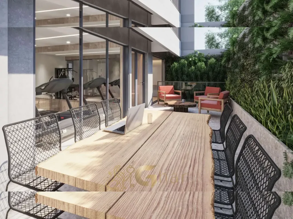 Lounge externo Next Haddock Studios Jardim Paulista São Paulo