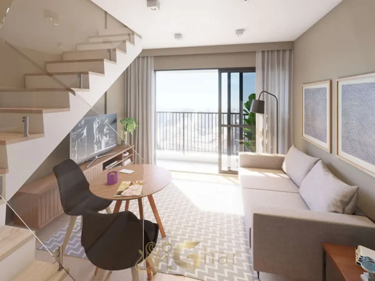 Studio duplex 44 m² pavimento inferior Next Haddock Jardim Paulista São Paulo