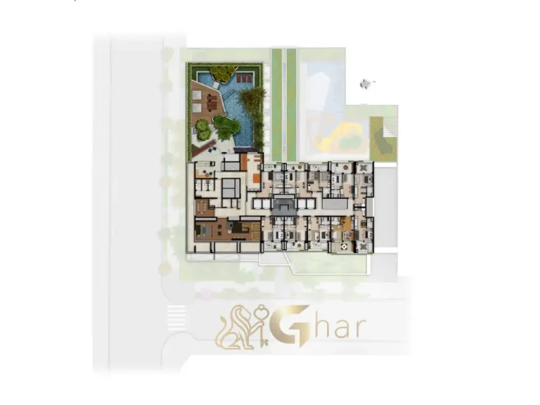 Planta implantação 3º pavimento Onze Vila Clementino São Paulo