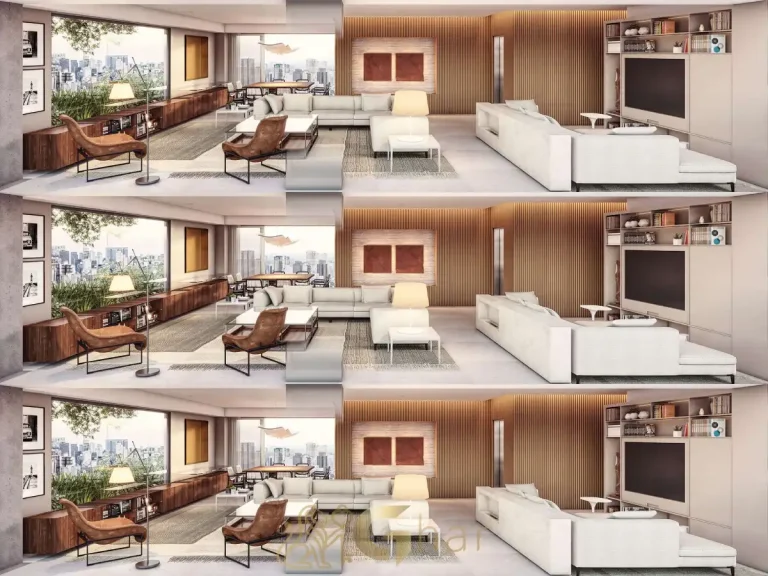 Living integrado terraço 226 m² Praça Faria Lima Vila Olímpia São Paulo