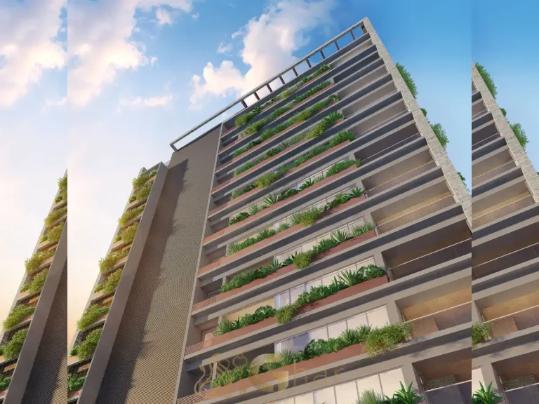 Detalhe fachada Praça Faria Lima Vila Olímpia São Paulo