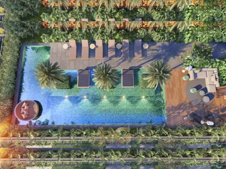 Piscina de lazer Praça Faria Lima Vila Olímpia São Paulo