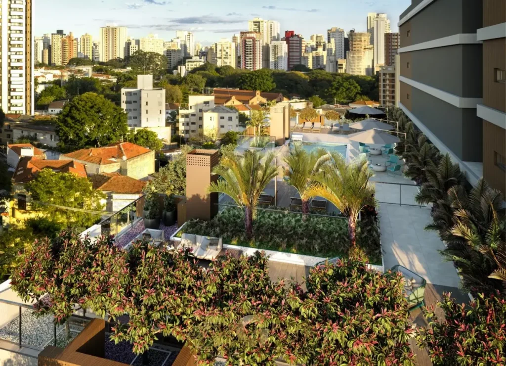 Área de lazer elevado Sintonia Ibirapuera São Paulo