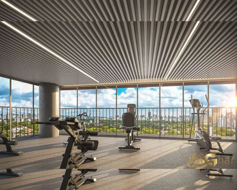 Academia com vista panorâmica Visar Jardim Europa