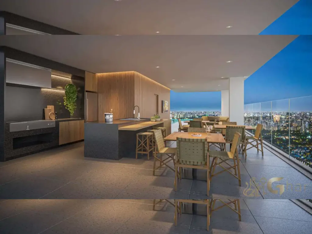 Espaço gourmet rooftop Visar Jardim Europa