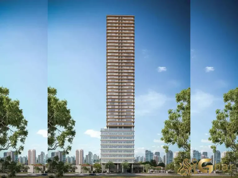 Fachada torre imponente Visar Jardim Europa São Paulo