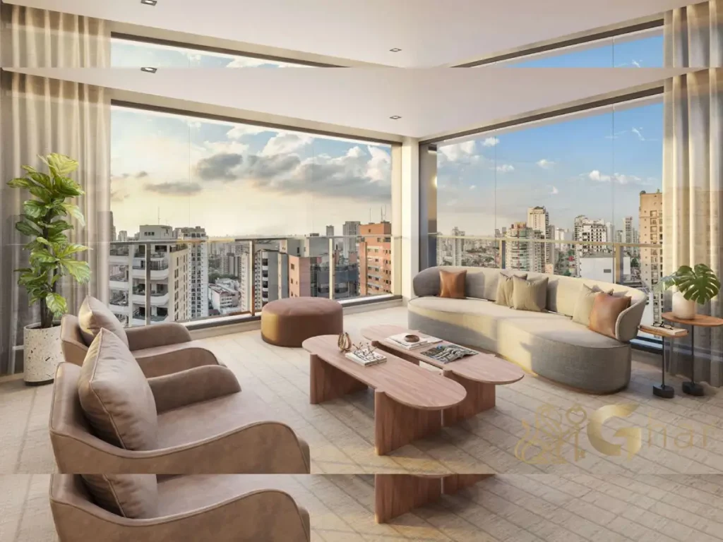 Varanda decorada 175 m² Vittrino Francisca Julia Santana São Paulo