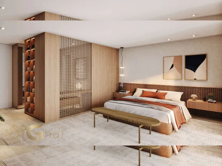 Dormitório suíte master 350 m² Vittrino Francisca Julia Santana São Paulo
