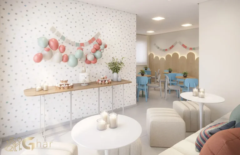 Salão de festas infantil no 011 Brooklin Residence em São Paulo