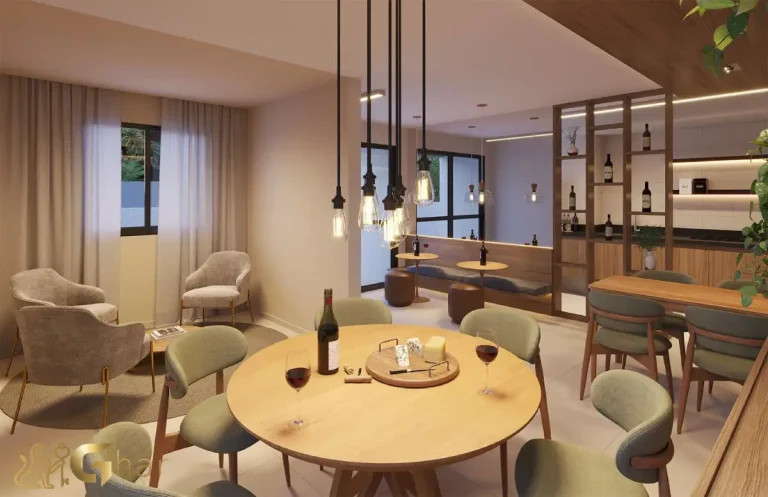 O 011 Brooklin Residence disponibiliza sport bar completo, ambiente ideal para reunir amigos e assistir esportes em São Paulo.