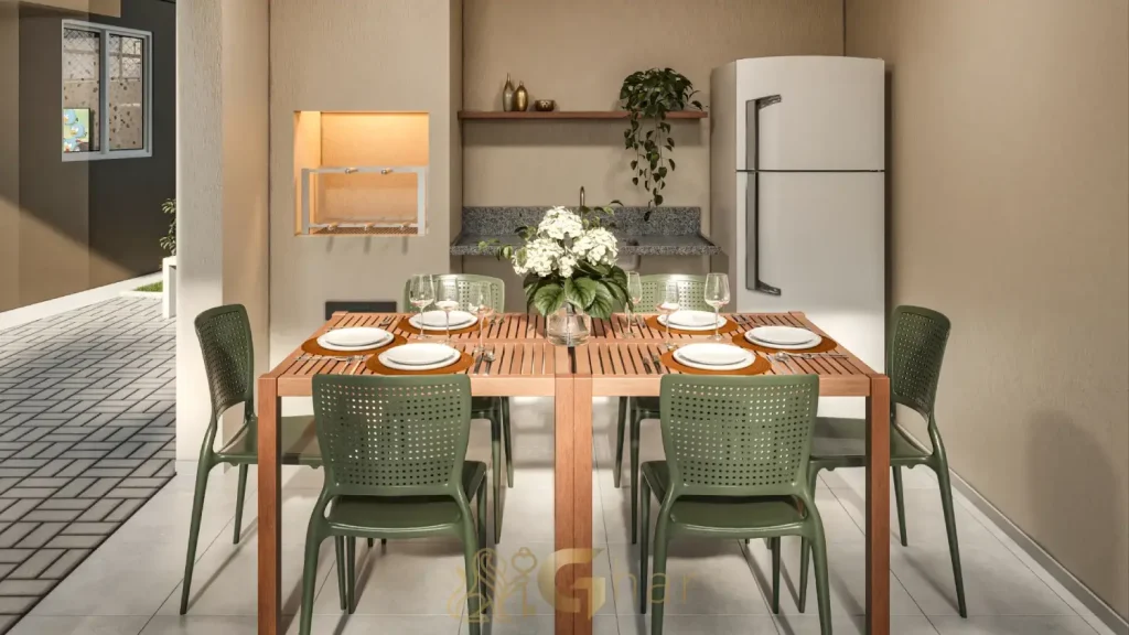 Churrasqueira no condomínio Abyatá Santo Amaro em São Paulo