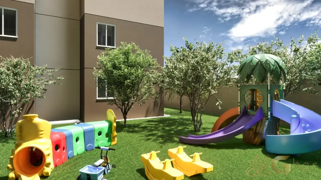 Playground infantil no Abyatá Santo Amaro em Santo Amaro