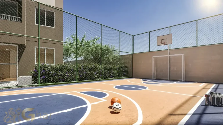 Quadra esportiva no condomínio Abyatá Santo Amaro