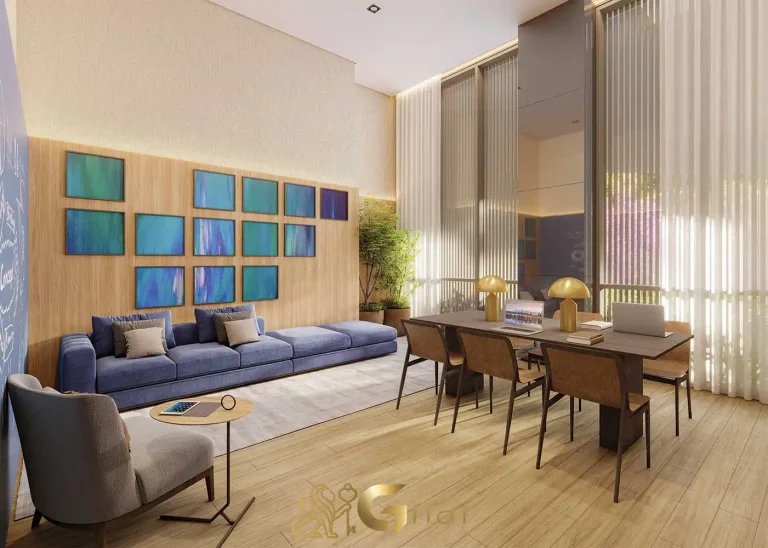Espaço coworking no Agami Park Residences Moema