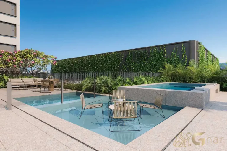 Piscina infantil no condomínio Agami Park Residences Moema