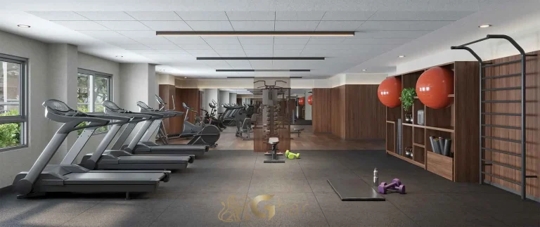 Academia fitness equipada no Alt Studios by Eztec Chácara Santo Antônio