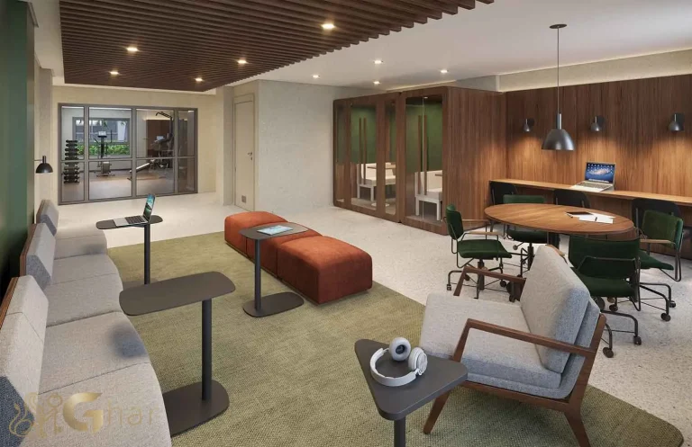 Espaço coworking moderno no Alt Studios by Eztec Chácara Santo Antônio