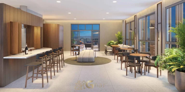 Lounge rooftop no Alt Studios by Eztec Chácara Santo Antônio