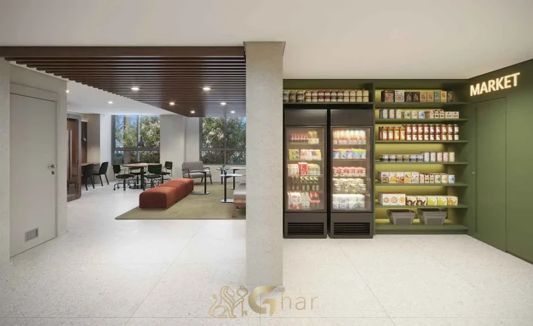 Mini market no Alt Studios by Eztec Chácara Santo Antônio