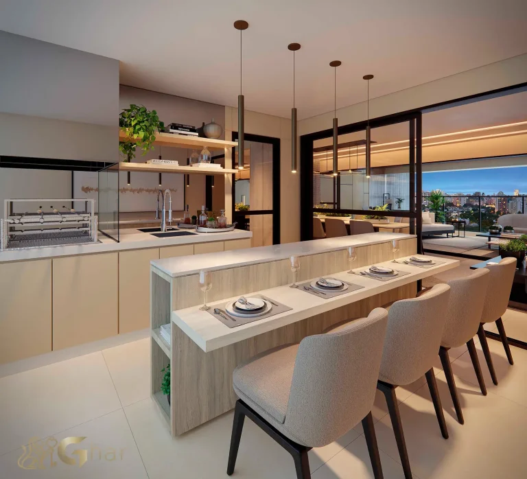 Apartamento decorado 262 m² terraço gourmet no Ampère Brooklin São Paulo