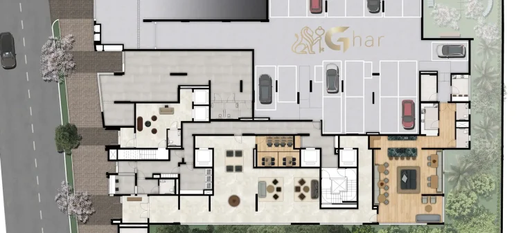 Planta implantação térreo condomínio Astral Saúde Saúde São Paulo