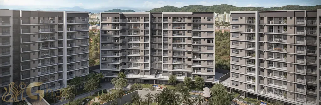 Fachada diurna do Bioma Cidade Center Norte Vila Guilherme São Paulo