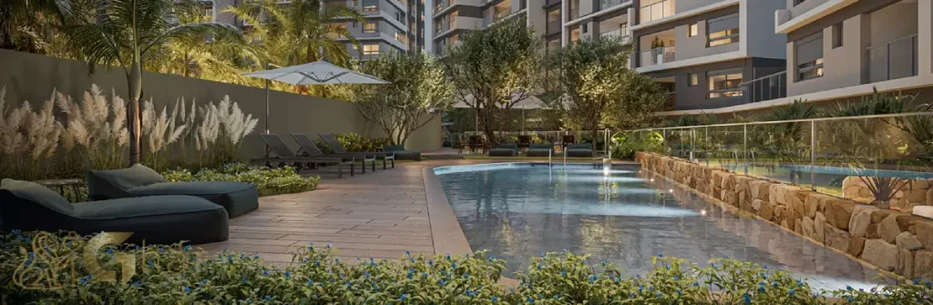 Piscina adulto com deck no Bioma Cidade Center Norte Vila Guilherme