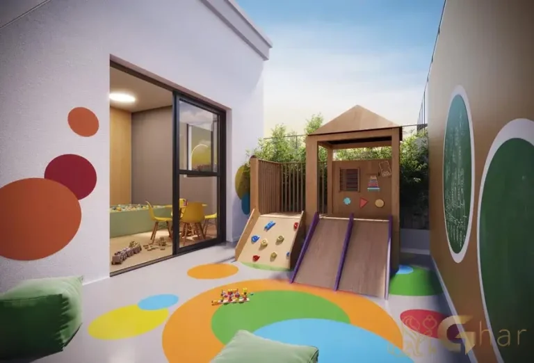 Playground infantil no Blue Park Jardim São Paulo