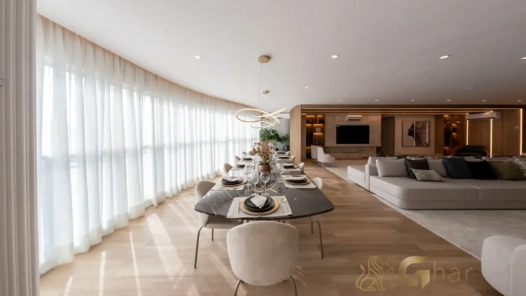 Apartamento decorado com terraço integrado no Bosque Cerejeiras Jardim das Perdizes