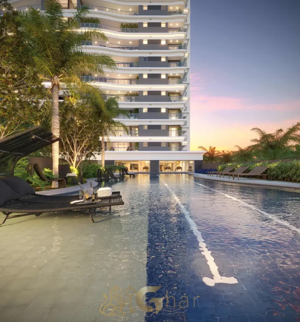 Deck molhado no Bosque Cerejeiras Jardim das Perdizes