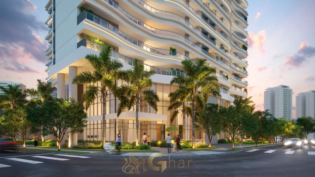 Fachada com portaria Bosque Cerejeiras Jardim das Perdizes