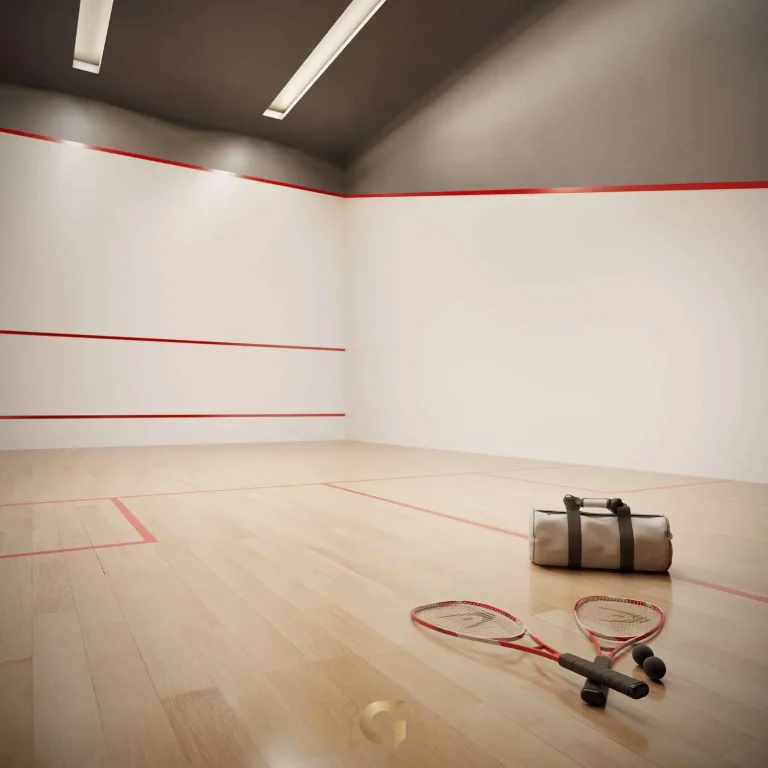 Quadra de squash no condomínio Bosque Cerejeiras Jardim das Perdizes