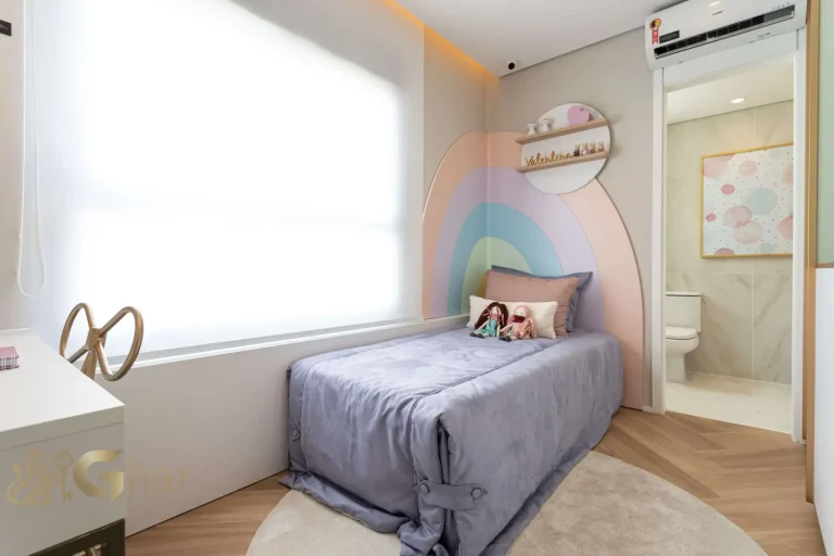 Quarto infantil planejado no Bosque Pitangueiras Jardim das Perdizes