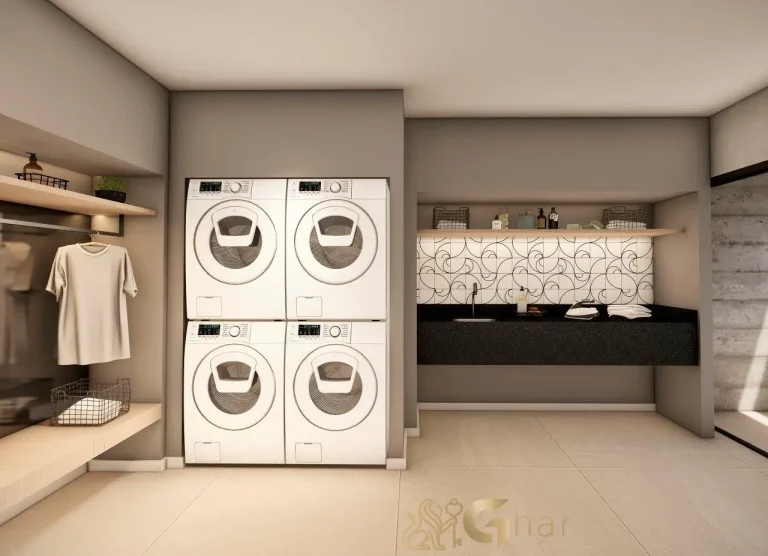 Bracon Vista Augusta lavanderia coletiva no condomínio Bela Vista